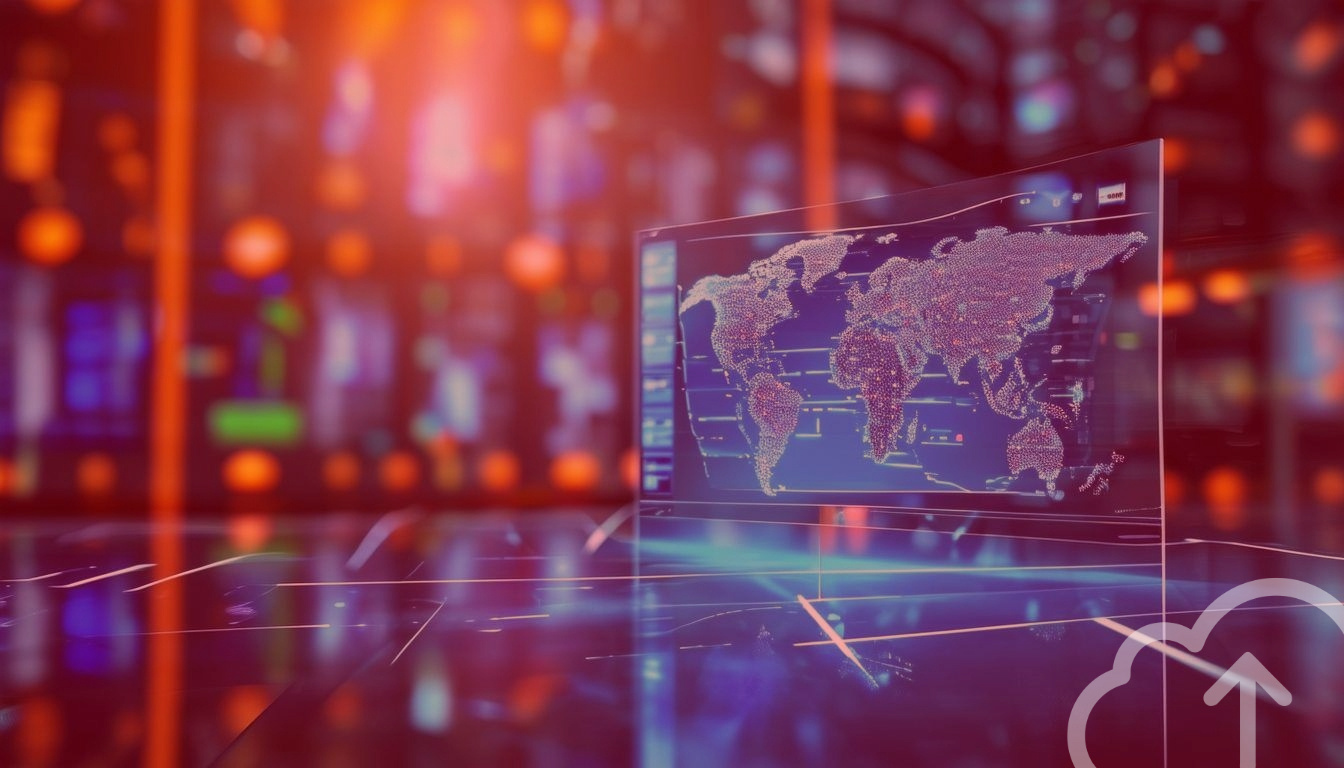 global digital trade displaying on application-1