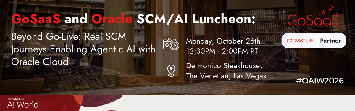 GoSaaS SCM Luncheon